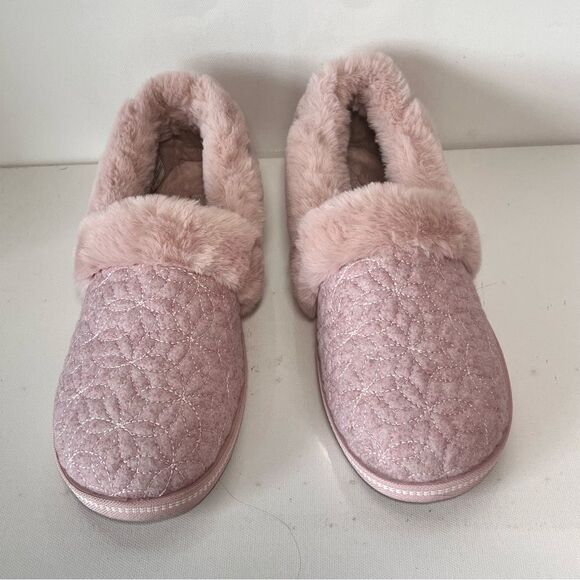 Skechers Bright Blossom Cozy Campfire Floral Quilted Slipper - Picture 4 of 7